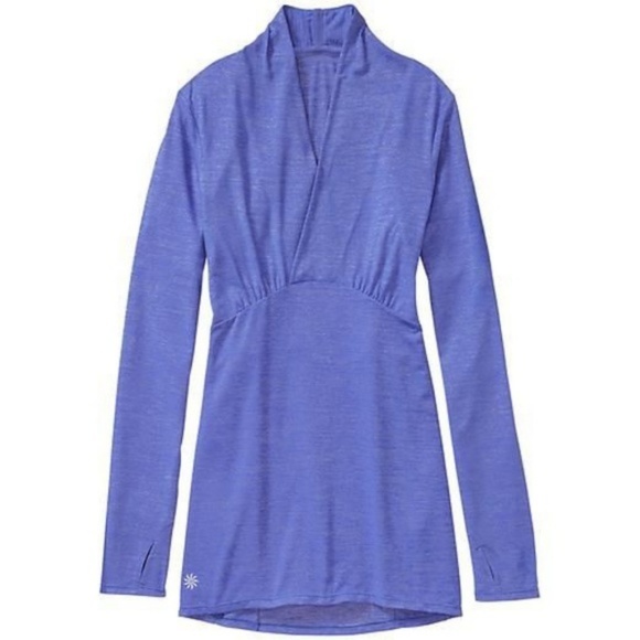 Athleta Tops - Athleta Krishna Faux Wrap Tunic Shirt Purple {B48}